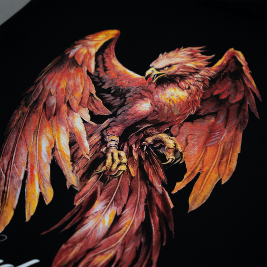 Ash Ascendant T-Shirt (Oversized, Hand Screen Printed)