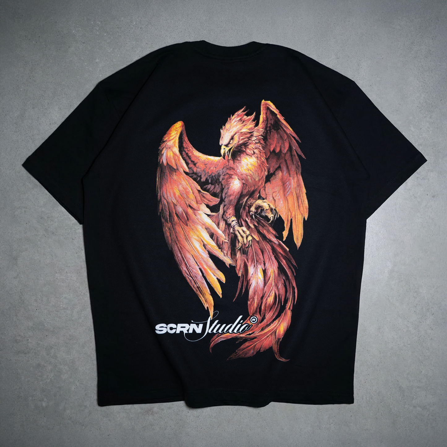 Ash Ascendant T-Shirt (Oversized, Hand Screen Printed)