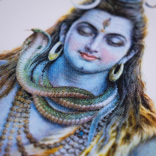 Shiva CMYK Tee (Oversized Hand Screen-Printed T-Shirt)